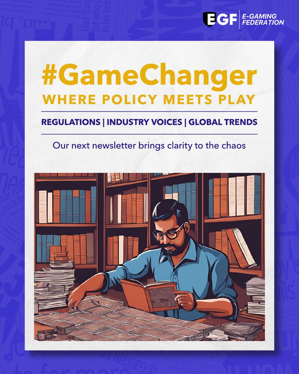 When policy meets play, clarity follows.
Stay tuned for our next #GameChanger newsletter—your guide to the latest in regulations, industry voices, and global trends.

Read more: Newsletter | EGF

<a href="/anuraag_saxena/">Anuraag Saxena</a> <a href="/games24x7/">Games24x7</a> <a href="/OctroInc/">Octro Inc</a> 

#Resposnsiblegaming #EGF #Gamingforgood