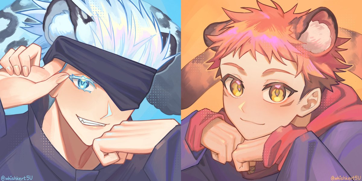 whishkert5U's tweet image. 💙🧡

#Goyuu #五悠
