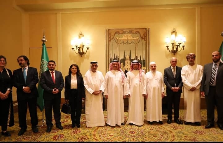 شارك نائب رئيس البعثة الوزير المفوض "خالد بن علي حاردان" في حفل استقبال أقامته سفارة المملكة العربية السعودية بدمشق بمناسبة اليوم العالمي للتنوّع الثقافي من أجل الحوار والتنمية.