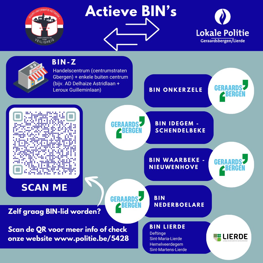 🏡Wat is beter dan een goede buur?
🙌Een hele buurt die op de hoogte is!
Op #Burendag zetten we het #BuurtInformatieNetwerk in de kijker 💡
Wist je dat je je makkelijk kan aansluiten bij een #BIN in jouw buurt? ALLE INFO 👇
#Buren #geraardsbergen #lierde #beterblauw