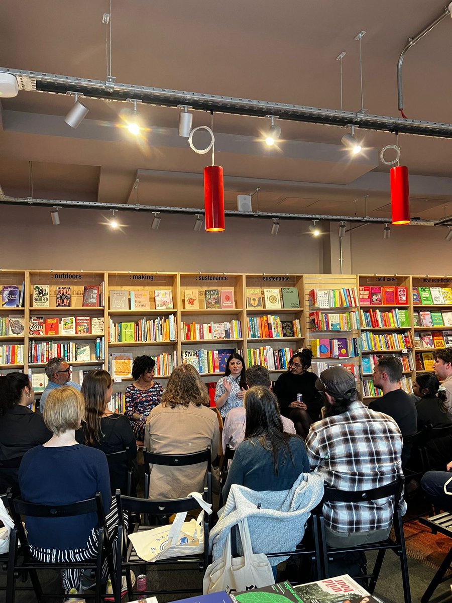 FutureWorldsPrize (@futureworldsprz) on Twitter photo We had a fantastic evening at the indie bookshop, bookhaus in Bristol yesterday! Thanks to everyone who came along to support the event & listen to our brilliant speakers.🤩
Our panel: authors Nikesh Shukla and <a href="/MHAyinde/">M H Ayinde 🍉 A SONG OF LEGENDS LOST out NOW!</a>, editor <a href="/ZulekhaA_Afzal/">Zulekhá A. Afzal</a> & literary agent Amandeep Singh! We had a fantastic evening at the indie bookshop, bookhaus in Bristol yesterday! Thanks to everyone who came along to support the event & listen to our brilliant speakers.🤩
Our panel: authors Nikesh Shukla and <a href="/MHAyinde/">M H Ayinde 🍉 A SONG OF LEGENDS LOST out NOW!</a>, editor <a href="/ZulekhaA_Afzal/">Zulekhá A. Afzal</a> & literary agent Amandeep Singh!