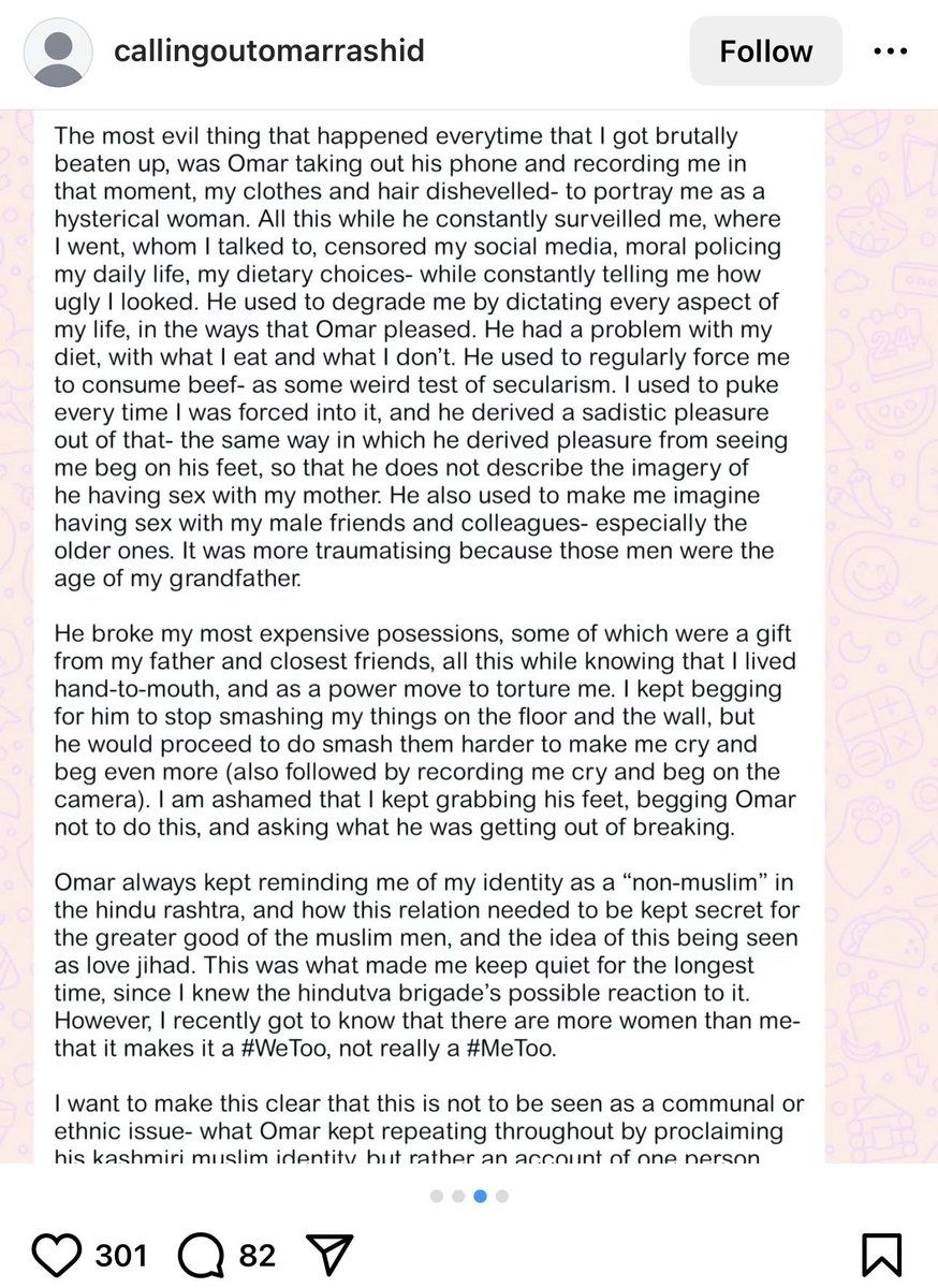 erbmjha's tweet photo. 🚨SHOCKING - Kashmiri Muslim journo Omar Rashid @omar7rashid who works for @thewire_in trapped a Hindu girl

- Repeatedly raped her &amp; force-fed her 'beef' 

- She was physically &amp; mentally abused

Arrest him asap @DelhiPolice https://t.co/nbbCnHHXiN