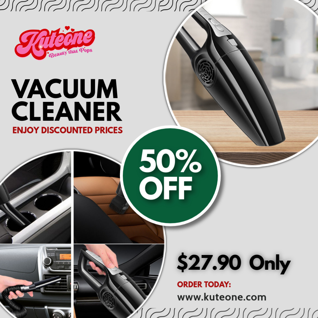 kuteone_'s tweet photo. Vacuum cleaner sale - 50% OFF TODAY! 

Shop NOW : https://t.co/pBOAwnXsrx

 #SpringCleaning #BudgetFinds #Spotless #AffordableHome #KuteOneDeals #HomeEssentials #CleanHome https://t.co/Cdh3QXXNJF