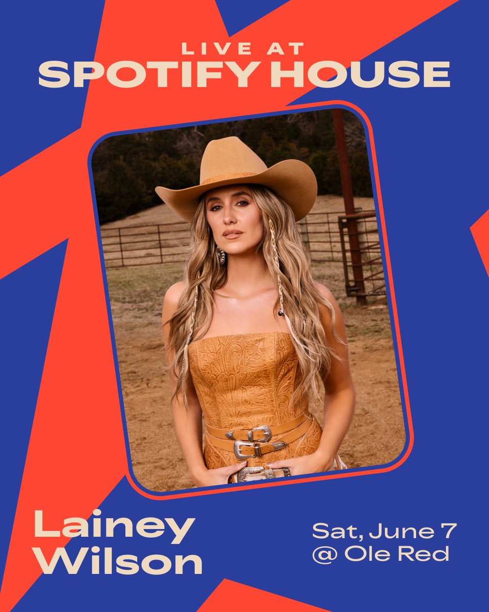 CMA fest, I’ll see y’all at #SpotifyHouse this year ❤️