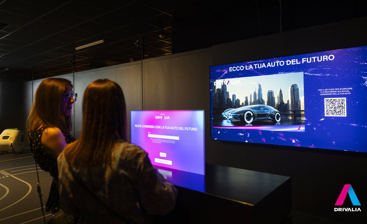A month and a half after the launch of Spazio Futuro, more than 57,000 visitors have already explored their environmental impact through the dedicated carbon footprint tool and discovered the car of the future via the Drivalia AI Garage.