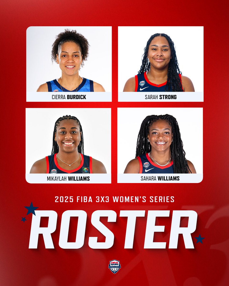USA Basketball 3x3 (@usab3x3) on Twitter photo Bonjour, buckets! 🏀👋
🇺🇸 Here’s who’s suiting up for the <a href="/FIBA3x3/">3x3 Basketball | FIBA3x3</a> Women’s Series this Friday in Marseille!
» usab.com/news/2025/05/u…
#USAB3x3 Bonjour, buckets! 🏀👋
🇺🇸 Here’s who’s suiting up for the <a href="/FIBA3x3/">3x3 Basketball | FIBA3x3</a> Women’s Series this Friday in Marseille!
» usab.com/news/2025/05/u…
#USAB3x3