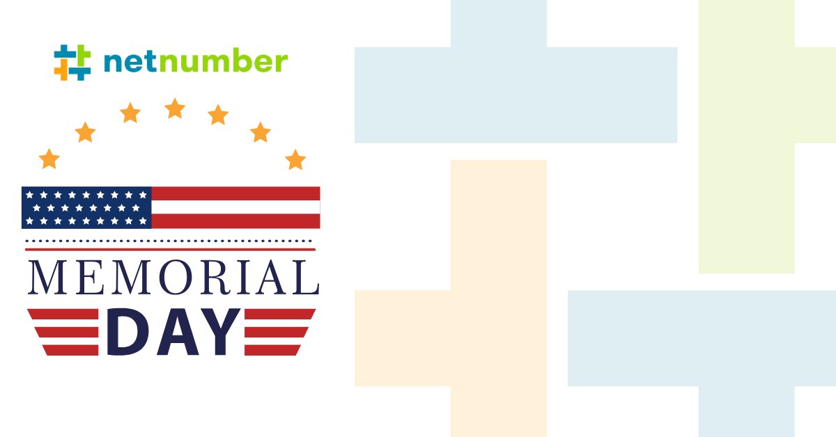🇺🇸 Happy Memorial Day from all of us at netnumber. 

Today, we honor the men and women who gave their lives in defense of something greater than themselves. May we carry their legacy forward with purpose, integrity, and gratitude. 

#MemorialDay