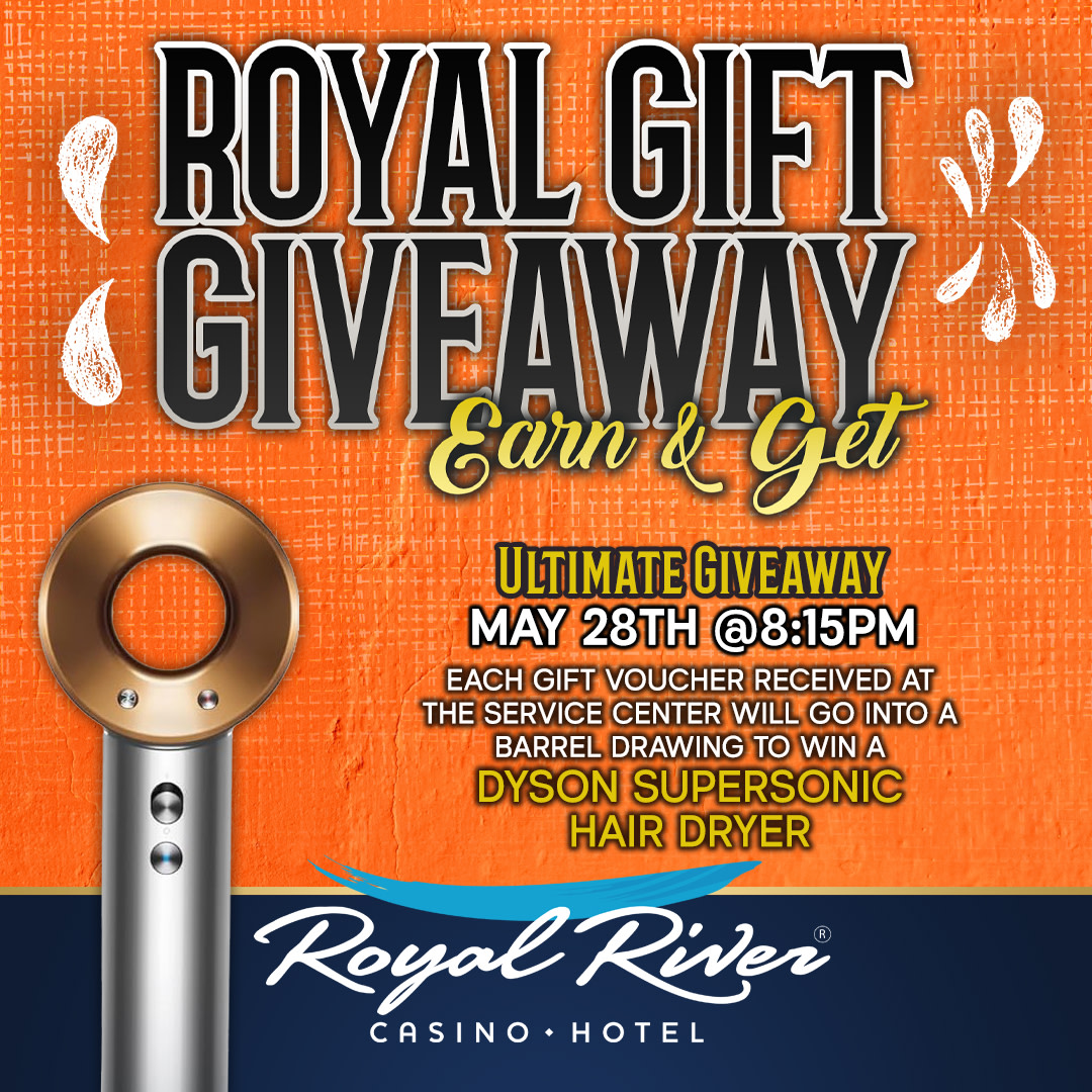 RoyalRiverSD's tweet photo. 👑 Earn 100 points with your Royal Rewards card on Wednesdays in May for a FREE gift! Choose from Benoss bags – while supplies last! Plus, enter to win a Dyson Hair Dryer on May 28 at 8:15PM! 🛍️🎁 #RoyalRewards #GiftGiveaway https://t.co/A8PH4frC1A