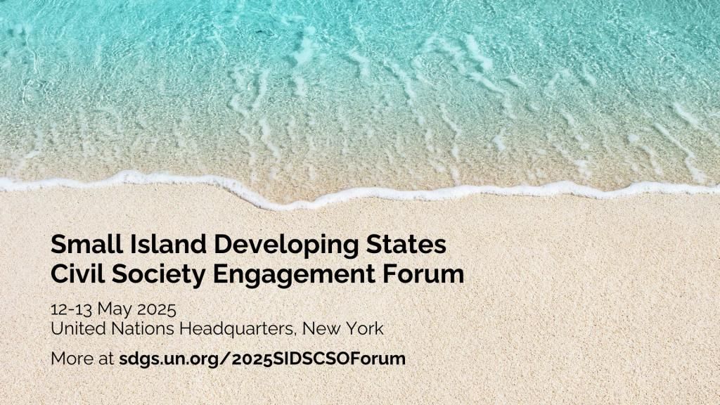 SustDev's tweet photo. Rewatch🚨: The #SIDS Civil Society Engagement Forum at UNHQ!
Focus: Civil society driving action on ABAS and strengthening global partnerships for SIDS. Don't miss powerful voices and collaborative solutions.
📺 https://t.co/DXW0qjEkM9 #UNWebTV https://t.co/G0rSzyRycs
