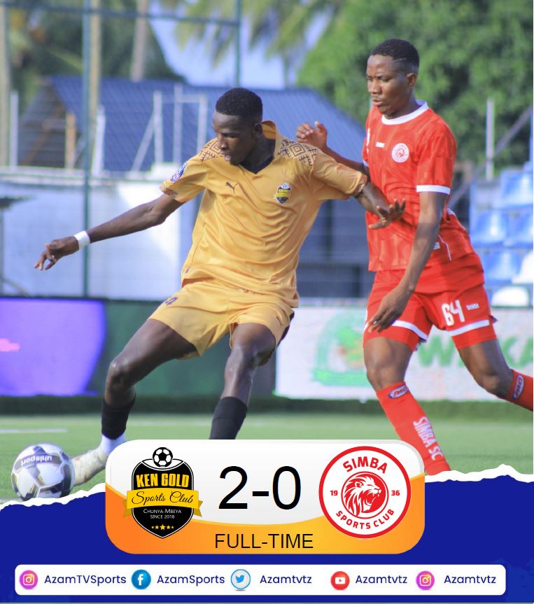 azamtvtz's tweet photo. #NBCYouthLeague Simba wamepigwa…..!!!

FT’: KenGold 2-0 Simba SC

Inafuata Azam FC vs Dodoma Jiji LIVE #AzamSports1HD

#NBCU20YouthLeague #NBCYouthLeagueFinals #LigiKuuYaVijanaU20 #U20PL #NBCYL #NBCYouthLeague #KenGoldU20 #SimbaU20 #KenGoldSimbaU20 https://t.co/AZcCZkkGpj