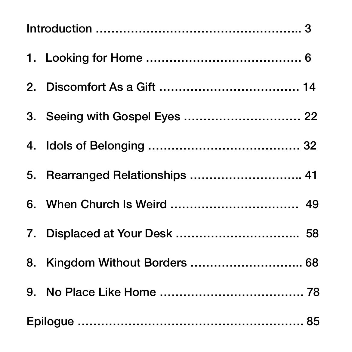 Editing, rewriting, and formatting…also known as the “sanctification phase” of writing a book. Sharing the table of contents today as a little glimpse into the journey. Hope you see something here that speaks to your story!