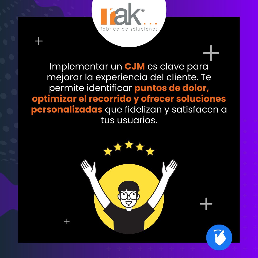 fabricarak's tweet photo. El Customer Journey Map (CJM) es esencial para identificar puntos de dolor y oportunidades en el recorrido de tu cliente. Tener un CJM te ayuda a mejorar cada interacción y a ofrecer experiencias más personalizadas y eficientes.
#CustomerJourneyMap  #ExperienciaDelCliente https://t.co/O9WXSfgWwp