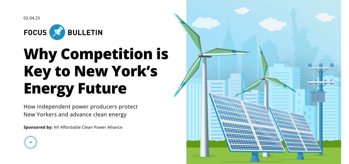 New York’s competitive power market has incentivized efficiency and delivered over 35 percent in cost savings to consumers, according to a new report. Explore key stats from the report here: bit.ly/4jaWUEM ACPA sponsored content on @POLITICO.