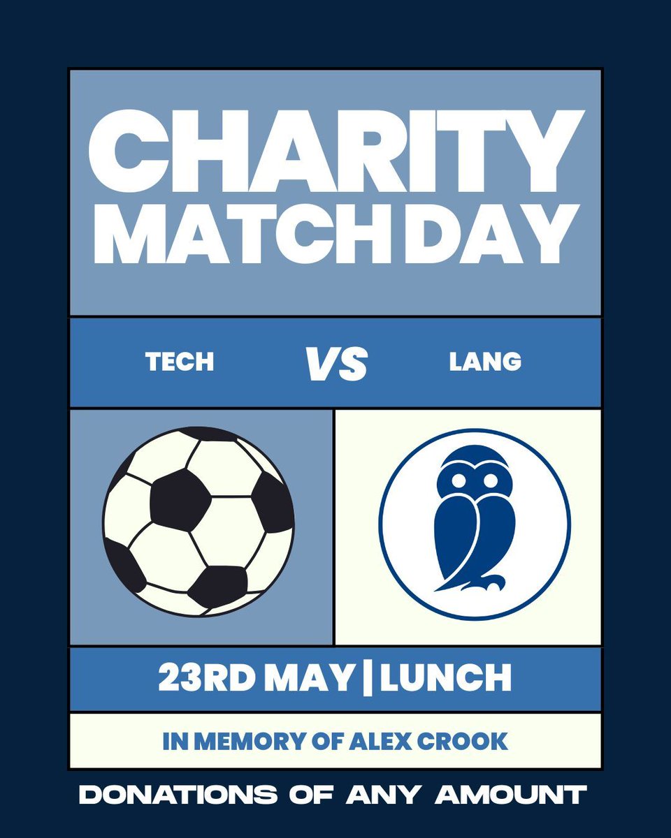 Year 11 have been gearing up for the big charity match at lunchtime this Friday 
All donations will go towards Awareness for Alex