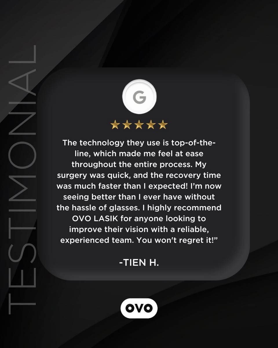 OVOLASIKLENS's tweet photo. Thinking about LASIK? See why patients love OVO!👀✨ https://t.co/0MQjAe5Mn0