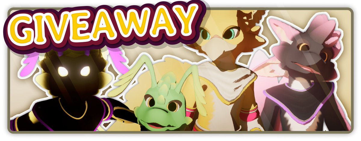 GIVEAWAY for a copy of my most recent avatar base, the Taube! (picking 2 winners one week after this post)

Reply / Repost for a chance to win!

#VRChat #VRCFurry #Furry