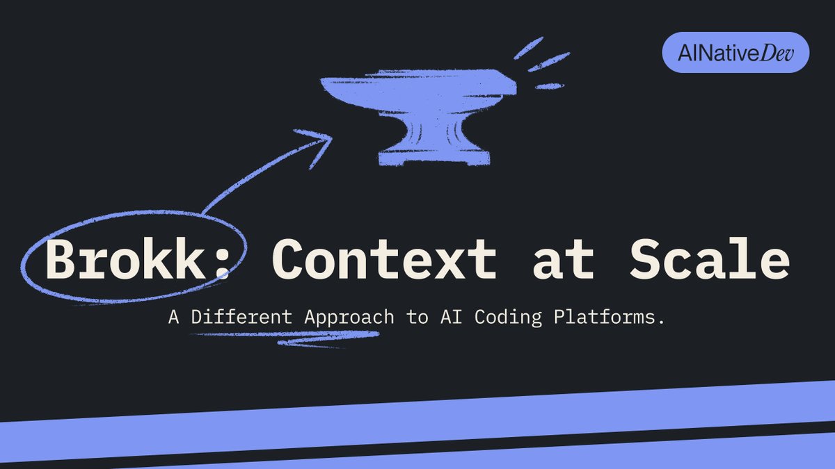 ainativedev's tweet image. @spyced built DataStax (acquired by IBM), and now he’s building something new.
Brokk is a Java-based code intelligence engine designed to help AI reason across large, complex codebases.
It’s early, open source, and doing things ASTs can’t: ainativedev.co/izs

#AINativeDev…