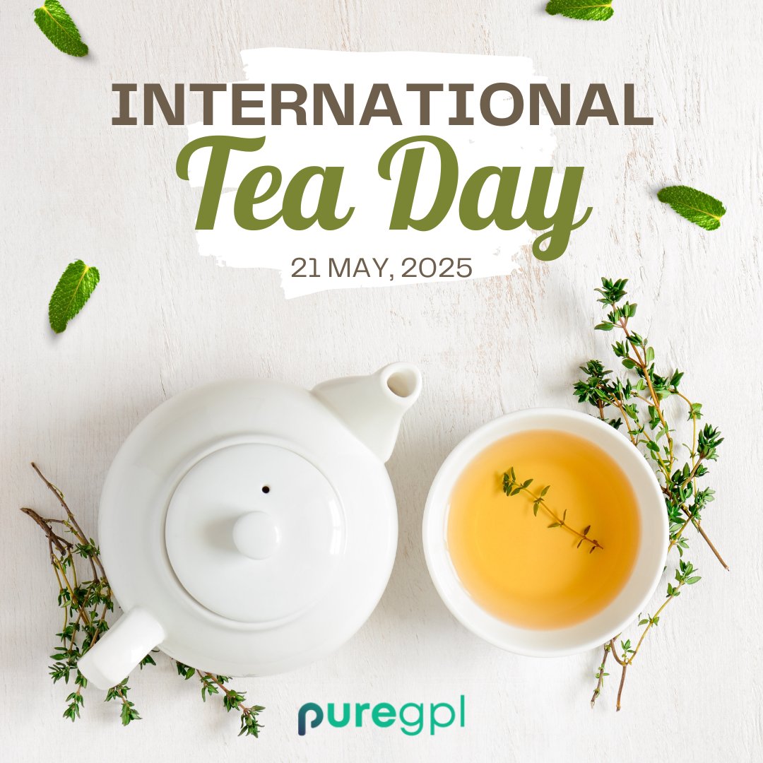 puregpl's tweet photo. International Tea Day
A good day starts with a strong chai. Here's to the cup that fuels conversations! ☕✨
.
.
.
.
.
.

#InternationalTeaDay #ChaiLove #BrewAndBond #TeaTime https://t.co/1VEyjwHt2V