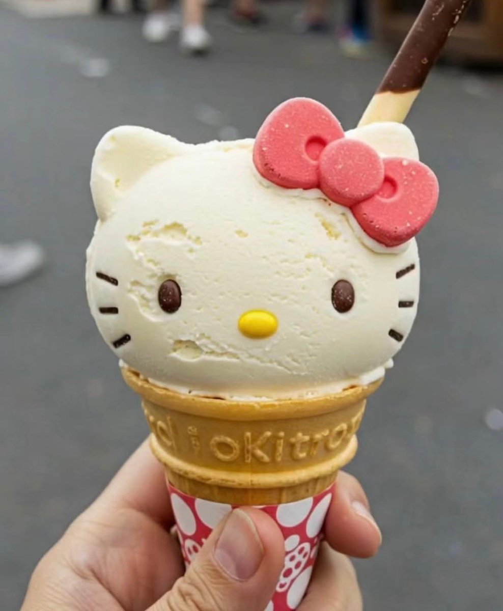 Hello Kitty ice cream