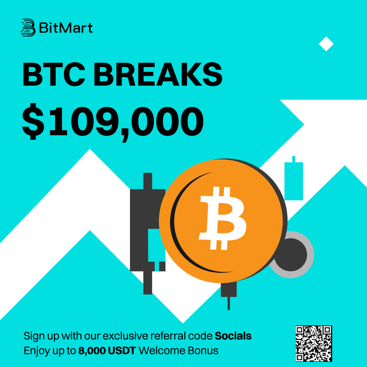BTC 109K 🔥 #crypto is on fire! 8,000 USDT Register Welcome Bonus 👉  https://t.co/ZtYDa1JaKH