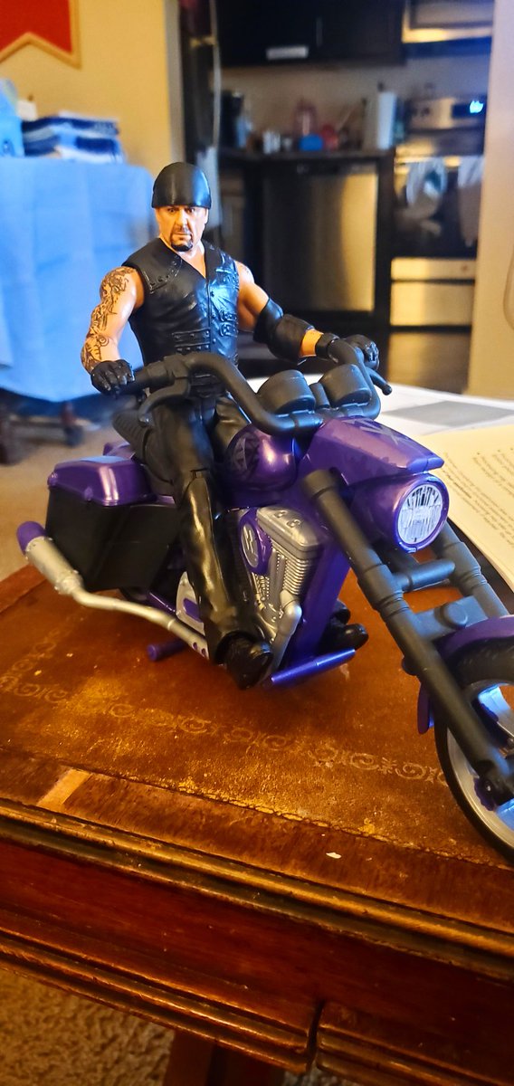 Wanda_Maximoff9's tweet photo. I scored the WWE Wrekkin boneyard Slamcycle with Undertaker, at Target on sale for $17! It was originally $25, I saved $9! https://t.co/hyOoDJsIY6