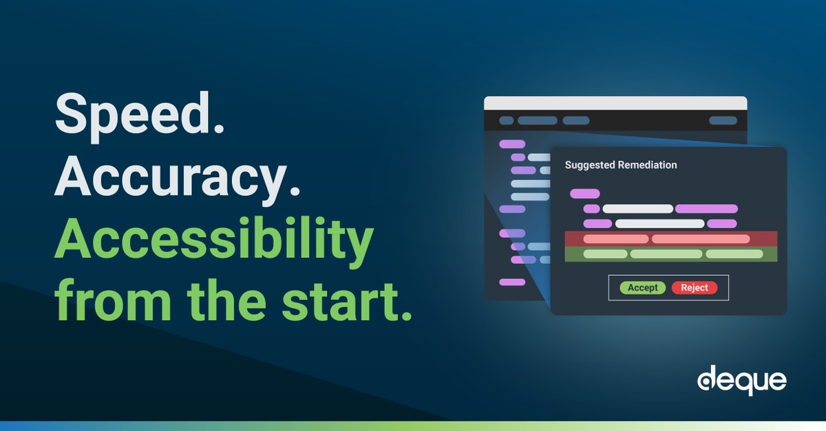Build accessible code from the start. With the new axe MCP Server, developers will get accurate, AI-powered fixes embedded directly in their IDE—making it easier and faster to solve accessibility issues than ever before. 

Sign up for our waitlist today: hubs.li/Q03nwXvw0