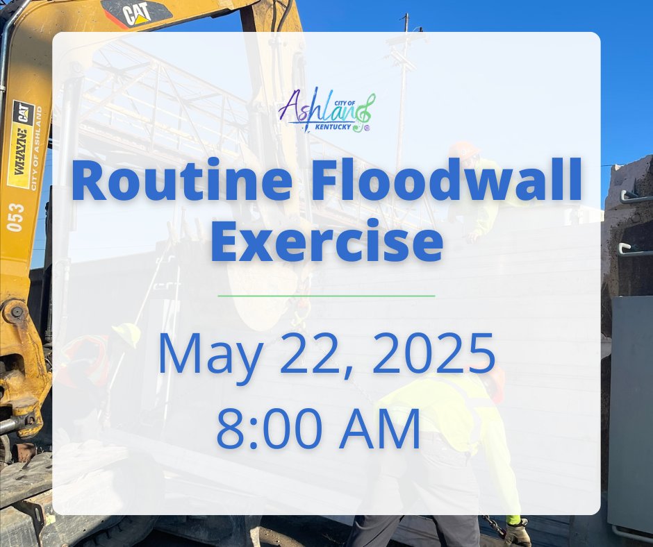 Traffic alert! 
Our Floodwall and Street Departments will be exercising the 10th Street Floodwall Closure on Thursday, May 22 at approximately 8:00 AM. This is a periodic requirement from the Army Corp of Engineers! 
The area should be clear for traffic to resume by 11:00 AM.