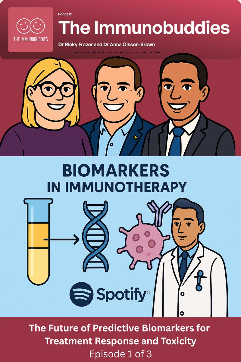 The Immunobuddies Podcast (@immunobuddies) on Twitter photo ๐๏ธ New Episode Alert!
ImmunoBuddies Podcast โ Episode 143
"Manifest! The Future of Predictive Biomarkers for Treatment Response and Toxicity", Episode 1 of 3
with <a href="/ZaydTippu/">Zayd Tippu</a> from <a href="/TheCrick/">The Francis Crick Institute</a>
What if we could predict how patients will respond to treatmentโor even anticipate ๐๏ธ New Episode Alert!
ImmunoBuddies Podcast โ Episode 143
"Manifest! The Future of Predictive Biomarkers for Treatment Response and Toxicity", Episode 1 of 3
with <a href="/ZaydTippu/">Zayd Tippu</a> from <a href="/TheCrick/">The Francis Crick Institute</a>
What if we could predict how patients will respond to treatmentโor even anticipate