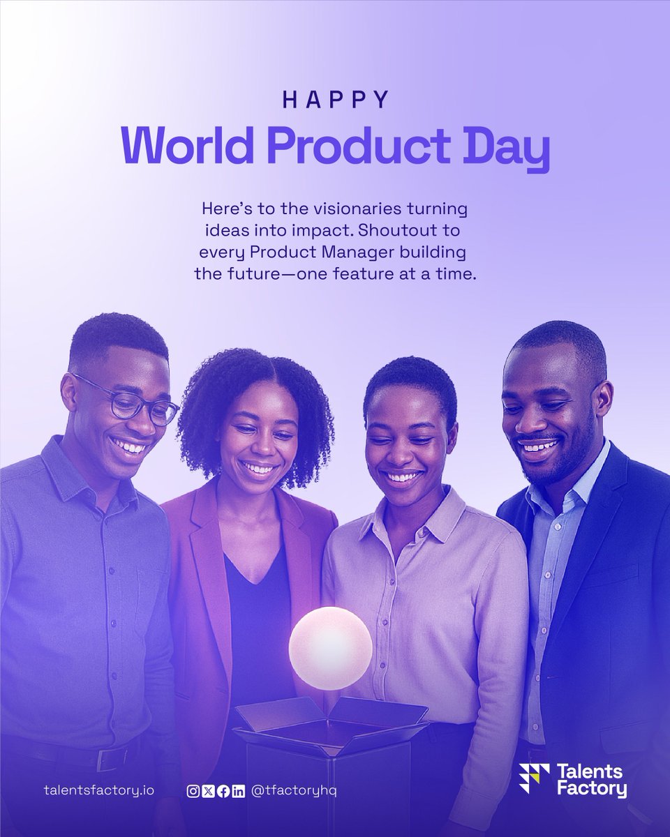 tfactoryhq's tweet image. Today, we celebrate the masterminds behind great products—Product managers!!

Happy World Product Day!

#WorldProductDay #ProductManagement #ProductManager #TechLeadership #TalentsFactory