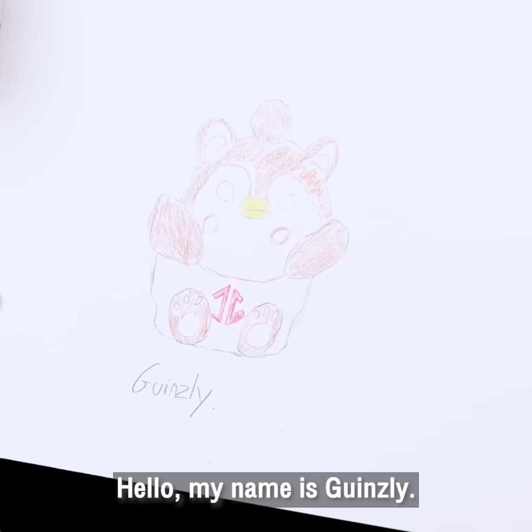 Guinzly Born 21.5.25 Grizzly bear x penguin Named by Gawin Drawn
