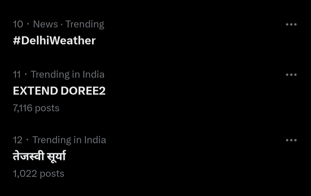 Nikitashaji's tweet photo. We are trending at 11 ! 

EXTEND DOREE2 
#Doree2 https://t.co/yp9Gj02j9k