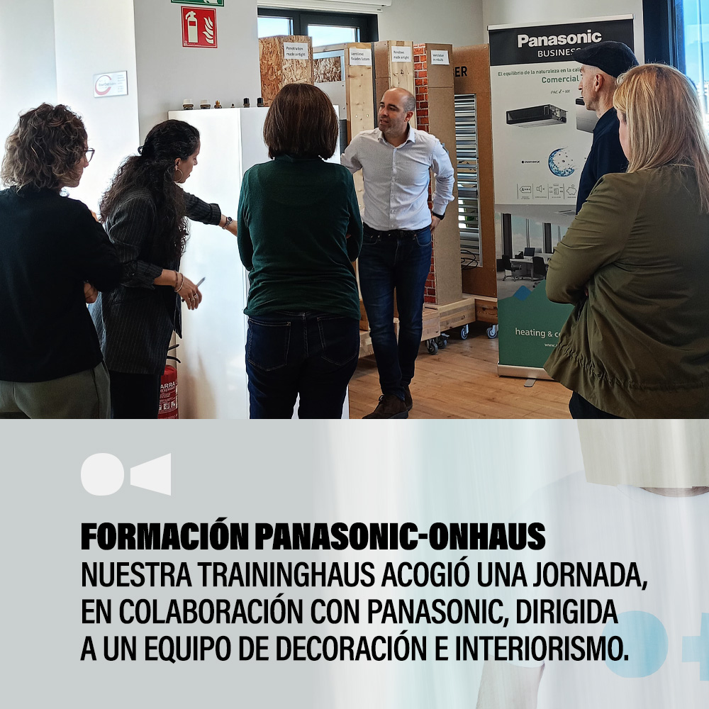 🏡 Recientemente, nuestra <a href="/traininghausfnc/">traininghaus</a> ha acogido una jornada de formación en colaboración con #Panasonic dirigida a un equipo profesional de decoración e interiorismo.

¡GRACIAS a todos los asistentes por su implicación y curiosidad!

#Onhaus #Construcción #Formación