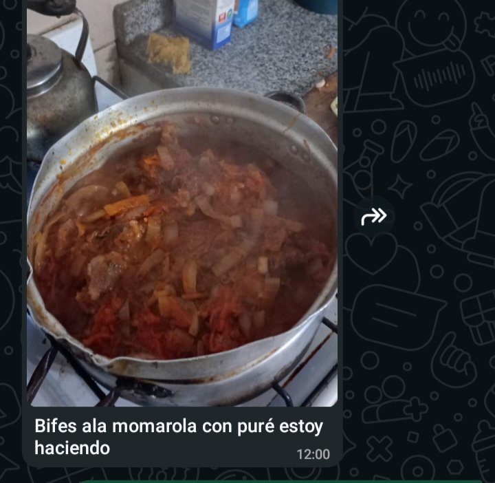 Te amo bifes a la momarola, nunca dejes de sorprenderme!!