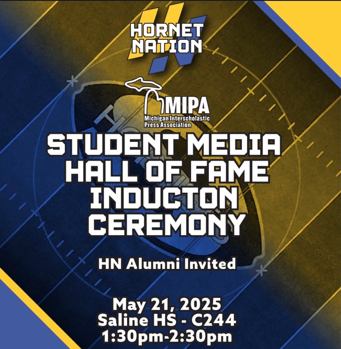 Congratulations to Hornet Nation, a show in our Video News Production program, for their 11th consecutive Spartan Award. They will be inducted into the Student Media Hall of Fame later today!