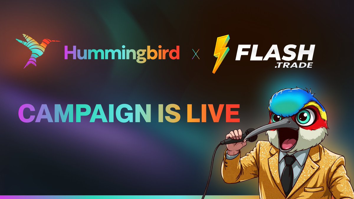💥 The <a href="/FlashTrade_/">Flash.Trade⚡️</a> Referral Campaign is LIVE! 💥

Stake your $xFLY and share our FlashTrade referral link!

👉 beast.flash.trade/?referral=humm…

Earn rewards while supporting Hummingbird and the growth of the FlashTrade ecosystem. Let's go, early birds! 🚀