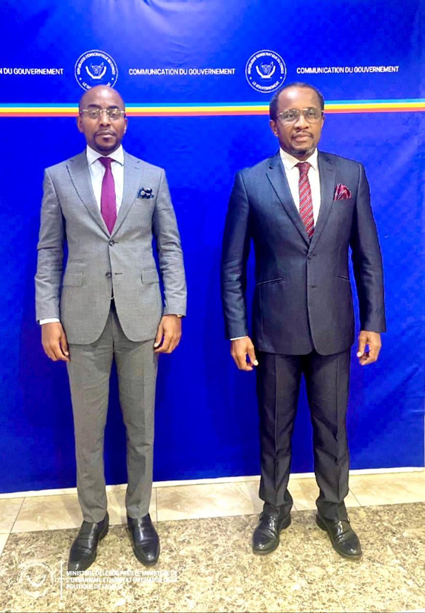 #RDC : le développement socio-économique de la province du Nord-Ubangi, dans le nord-ouest de la République démocratique du Congo, a été au centre d'un échange à Kinshasa, entre le ministre délégué près le ministre de l'Urbanisme et un notable de cette province, selon un