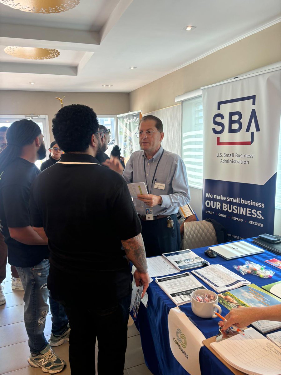 SBA_PuertoRico's tweet photo. On May 14, SBA PR & USVI joined the 2025 Reentry Fair of Services in Hato Rey, supporting entrepreneurship to 130 returning citizens from the Federal Correctional System.
ADD Ricardo Martínez shared SBA programs to support second chances through entrepreneurship. 🙌
#ReentryWeek https://t.co/GRUlP24pEV