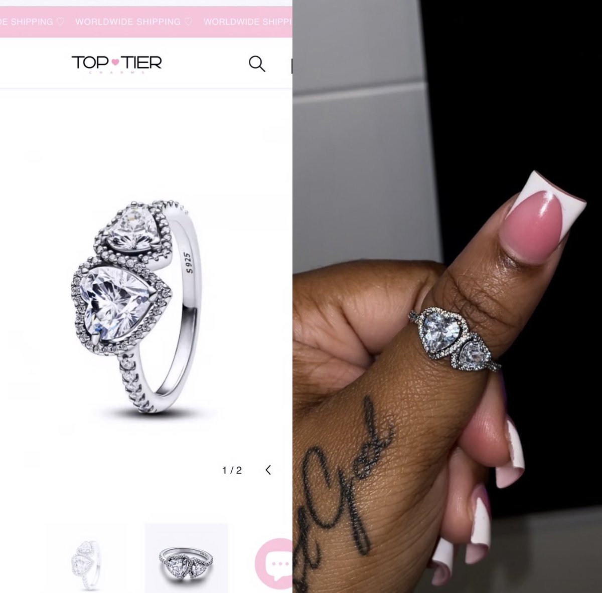 Therealteajah's tweet photo. this ring is so pretty 😍 https://t.co/5WETe4lkhO