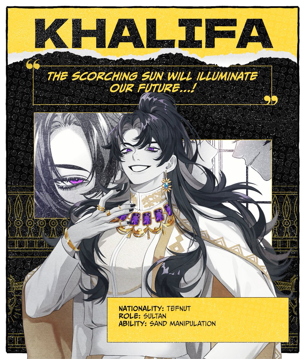 m8nsun_global's tweet photo. #RTtoVote Khalifa♀️💜
Khalifa doesn’t do “modest.” She embodies the extravagant spirit of Tefnut like no other.
She claims every treasure in the world—gold, jewels, even people.
But behind the vanity? Enough charity—and, let’s be honest, her beauty—to make the masses adore her.
