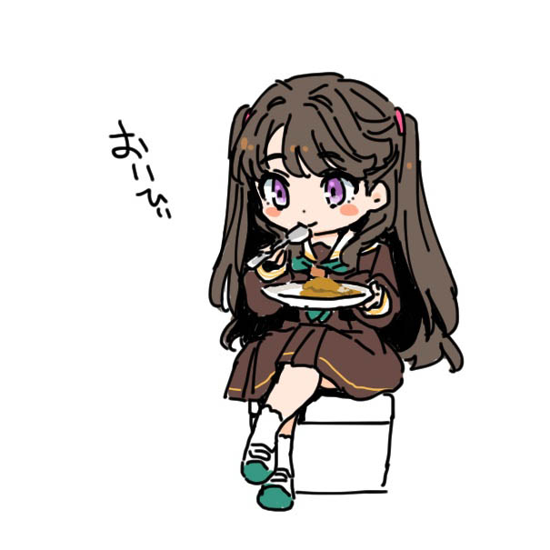 「ほろほろのほねつきちきんかれーがたべたいです・・ 」|sinano-ya@twoのイラスト