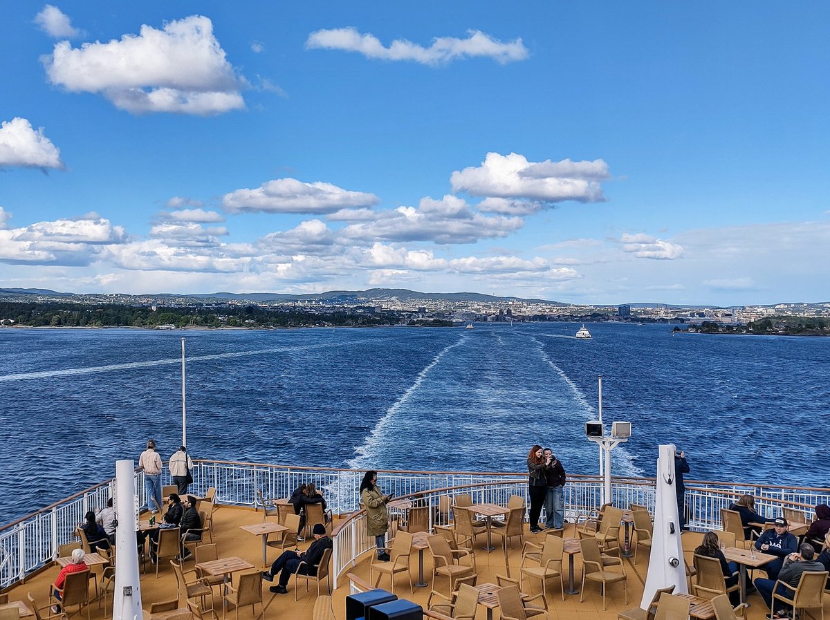 Leaving Oslo... #JustNow