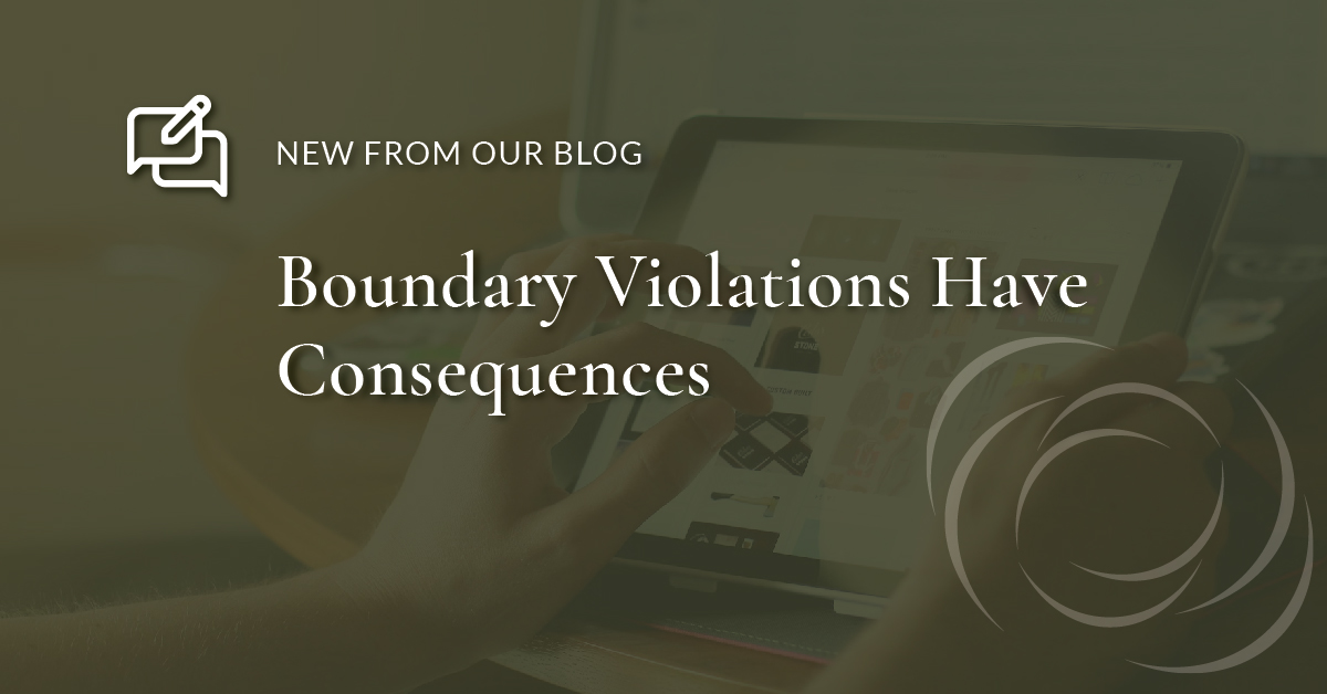 Our latest blog discusses the importance of maintaining professional boundaries with patients and the consequences of failing to do so. rosensunshine.com/blog/boundary-…
