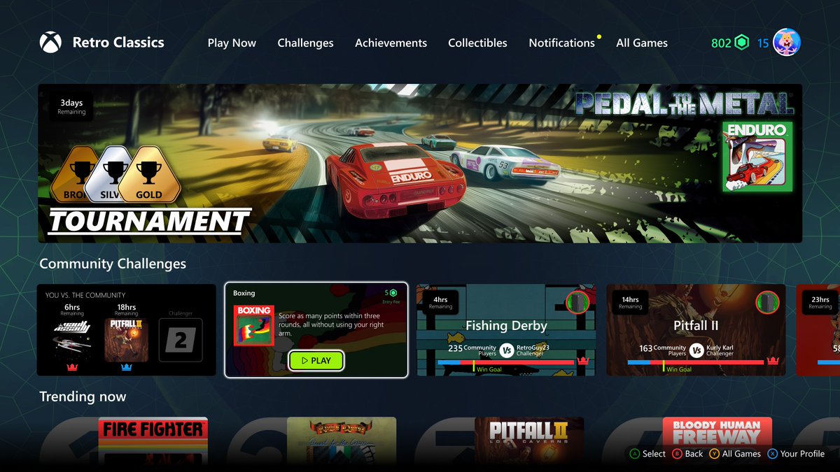 Xbox announces Retro Classics, included with Xbox Game Pass.

Starting today, Game Pass members can dive into a collection of 50+ classic Activision games from the ’80s and ’90s.

• Over 50 restored and ready-to-play games available for Xbox Game Pass members
• Community