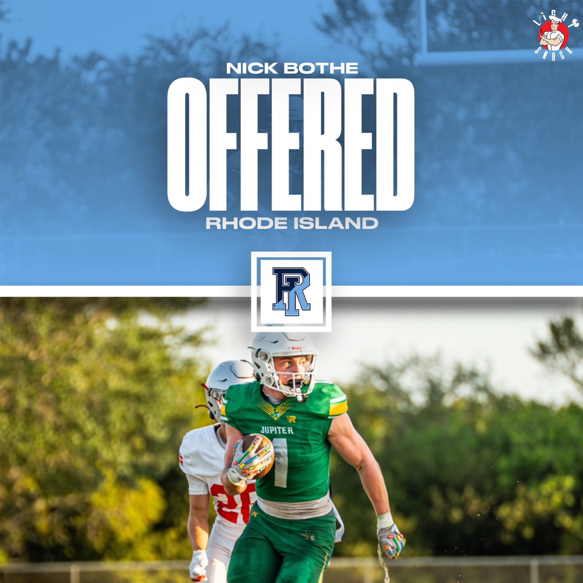 Jupiter Football Recruiting (@jupfbrecruiting) on Twitter photo <a href="/RhodyFootball/">Rhody Football</a> congratulations to <a href="/nick_bothe13/">Nicholas bothe</a> for his 1st offer! Nick is one of the top playmakers in the area.
With 82 Tackles as a sophomore, Nick put up 111 Recieving yards on just 4 touches in the spring game. A cant miss 2027 Prospect! <a href="/RhodyFootball/">Rhody Football</a> congratulations to <a href="/nick_bothe13/">Nicholas bothe</a> for his 1st offer! Nick is one of the top playmakers in the area.
With 82 Tackles as a sophomore, Nick put up 111 Recieving yards on just 4 touches in the spring game. A cant miss 2027 Prospect!