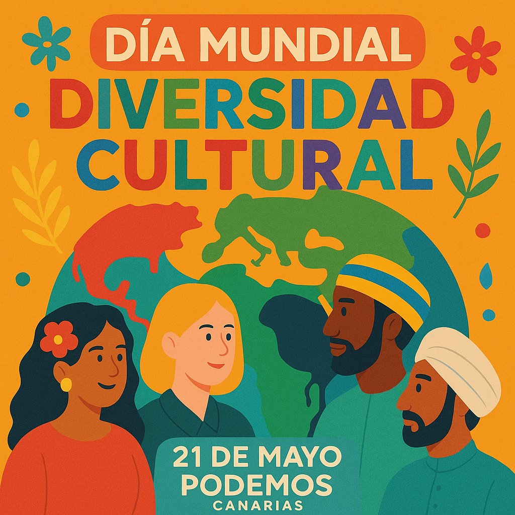 🎉 Hoy celebramos el #DíaMundialDeLaDiversidadCultural
🌍 Canarias ha sido, es y será cruce de culturas entre África, Europa y América Latina. Nuestra identidad se teje con miles de hilos de origen diverso. ¡Eso nos enriquece!

🧵👇