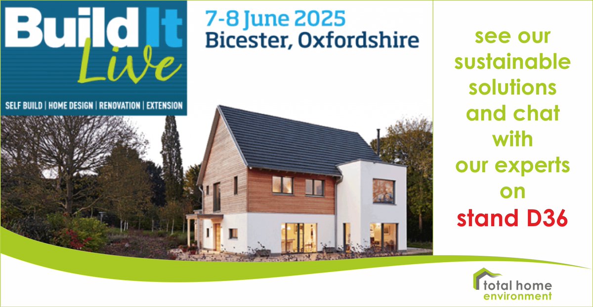 TotalHomeEnvironment (@totalhomeenviro) on Twitter photo The highly anticipated Build It Live! Bicester show <a href="/BuildItMagazine/">Build It Magazine</a> is just weeks away!
Two days of #selfbuild and #renovation inspiration. Discover new technologies, get expert advice and start planning your dream home.
👉Free tickets (save £12pp): conta.cc/4kucexv The highly anticipated Build It Live! Bicester show <a href="/BuildItMagazine/">Build It Magazine</a> is just weeks away!
Two days of #selfbuild and #renovation inspiration. Discover new technologies, get expert advice and start planning your dream home.
👉Free tickets (save £12pp): conta.cc/4kucexv