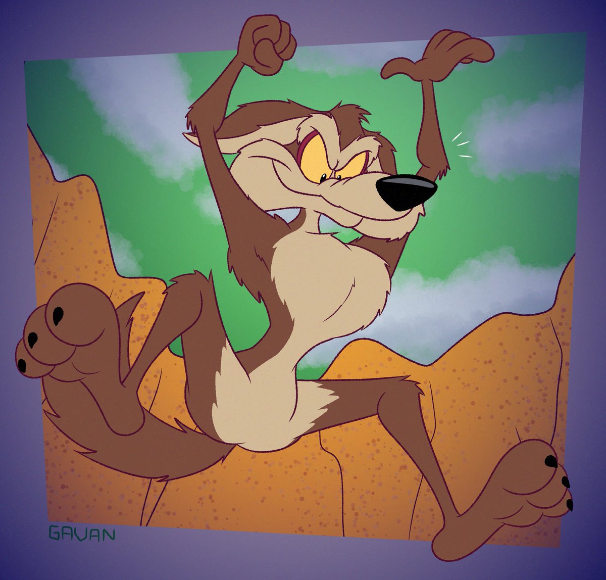 Wile's coming in hot, so make sure you're prepared to NOT be his next prey. Happy Wile E Wednesday! "Special" version linked in the post down below.
#LooneyTunes