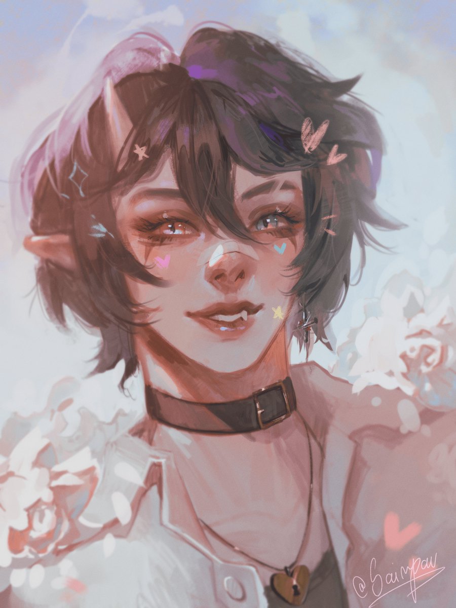 Comm for Dakota. Another pink illustration, I'm rocking this color lately ngl
#VGenComm