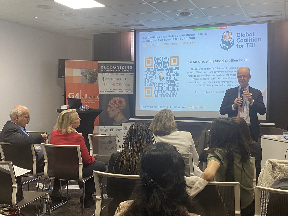 Massive efforts from <a href="/theG4Alliance/">The G4 Alliance</a> in organising today's parallel session event at #WHA78 in Geneva 🇨🇭
Kudos on your hard work and for being a bunch of wonderful trailblazers!