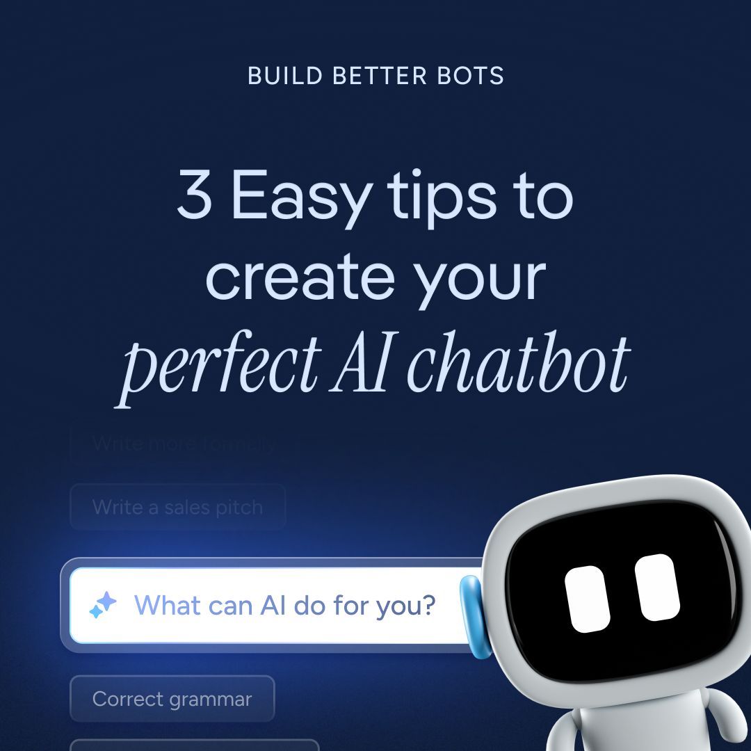 app_superchat's tweet photo. Prompt your AI chatbot properly the first time and you will have the best support ever.

Discover how with these easy tips! 🧠

#chatgpt #AIchatbot #AI #aitools https://t.co/pn5d5nAAQR